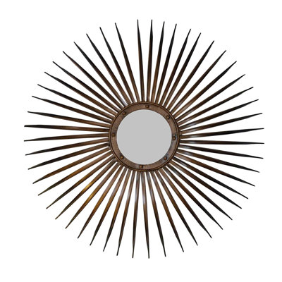 Burnam Metal Flat Wall Mirror