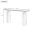 Console chic et élégante en placage d'acacia - Luxueuse table d'entrée, de couloir et de salon pour vestibule ou couloir-117598641