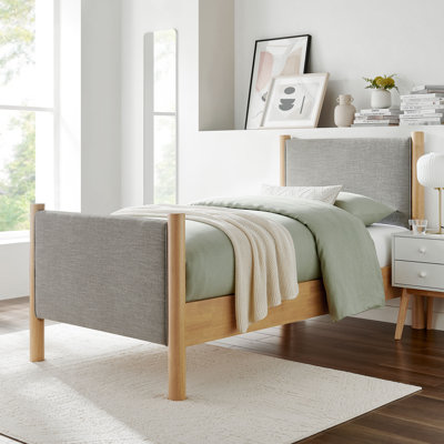 Maven Boucle Upholstered Platform Bed