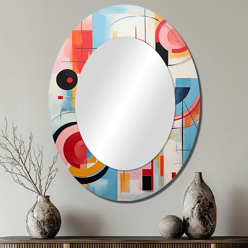 Miroir mural Pop Art, 40 po x 30 po