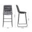Bianchini Upholstered Counter Stool with Metal Frame