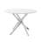 Modern Dining Furniture 1pc Round Faux Marble Top Dining Table