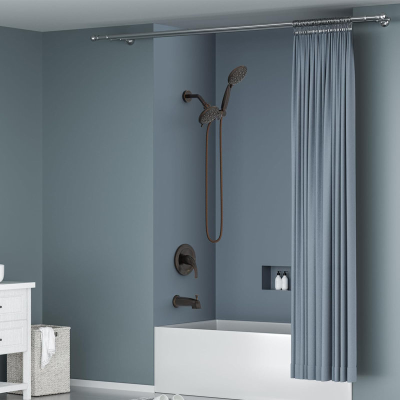 Shower System With Tub Spout, Oil Rubbed Bronze