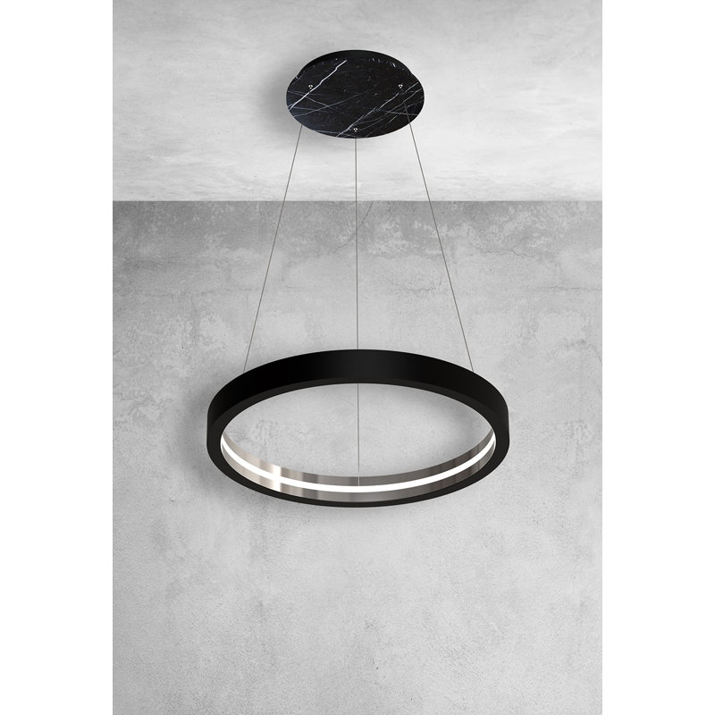 Cassiopeia 1 - Light LED Geometric Pendant, 100cm H x 70cm W x 70cm D, Black