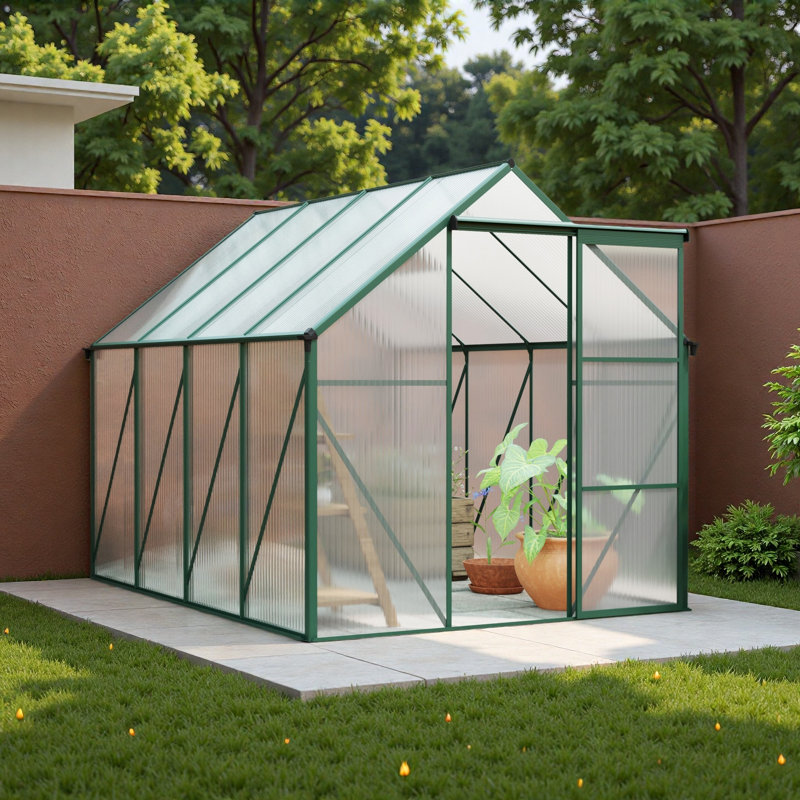 Serre pour patio 6 x 8 pi, L 6,23 po x P 8,2 po