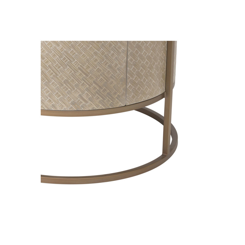 Napa Valley Glass End Table
