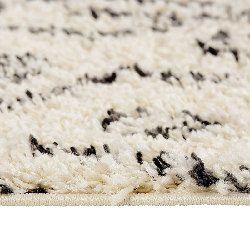 Cao Geometric Shag 160cm X 231cm Area Rug, Rectangle 122 x 183cm