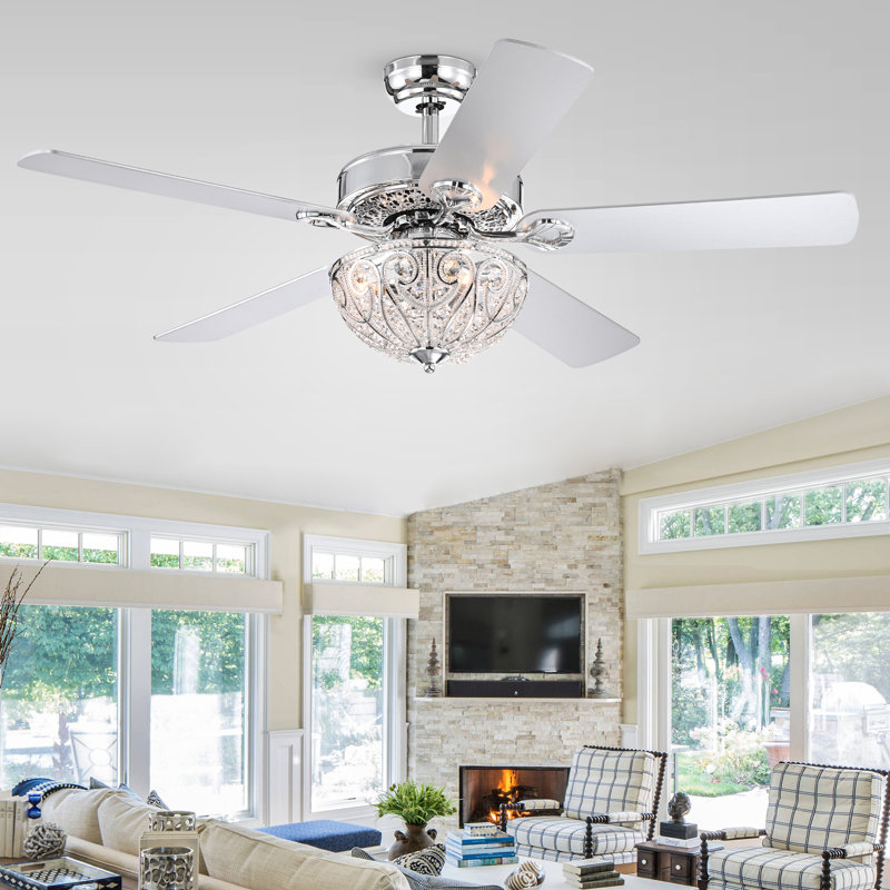 Desarae 52'' Ceiling Fan with Light Kit