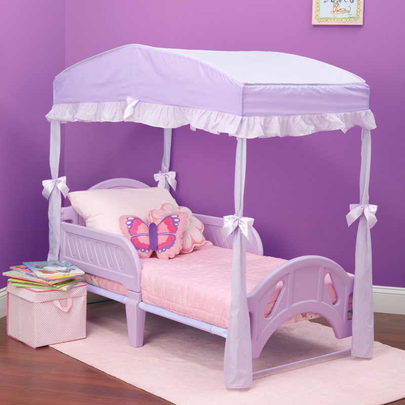 Children's Girls for Toddler Bed Canopy, Purple