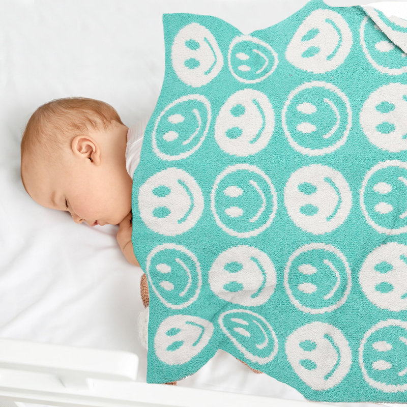 Jeté doux pour enfants , Bleu