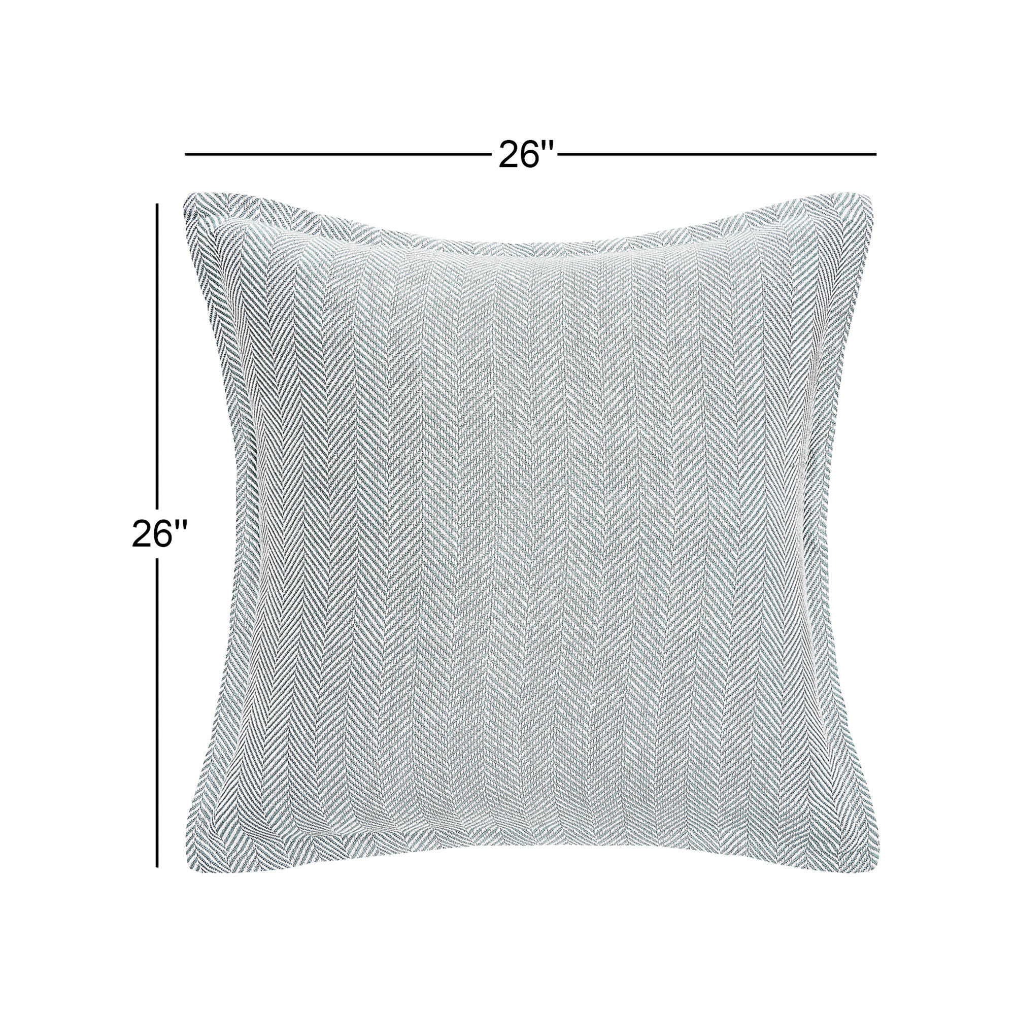 Orson 100% Cotton Sham, Euro, Agate