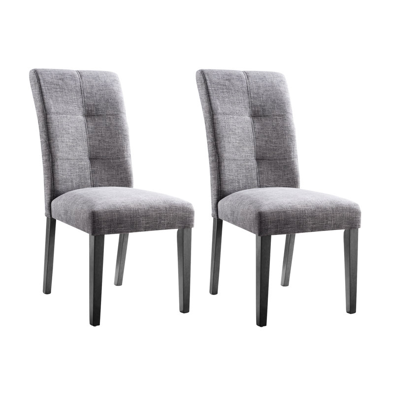 Fitzsimmons Upholstered Dining Chair, Light Grey