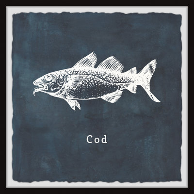 Wetherby Cod And Salmon B by Marmont Hill - Single Picture Frame Print