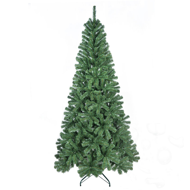 Arbre de Noël artificiel 8 pi avec base en métal, H 8 pi
