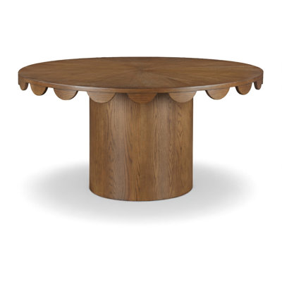 Rinehart 60" Oak Veneer Dining Table