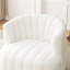 Fauteuil demi-tonneau pivotant rembourré Bryonie-1787267309