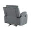 Fauteuil inclinable en tissu de microfibre transitionnel-876851994