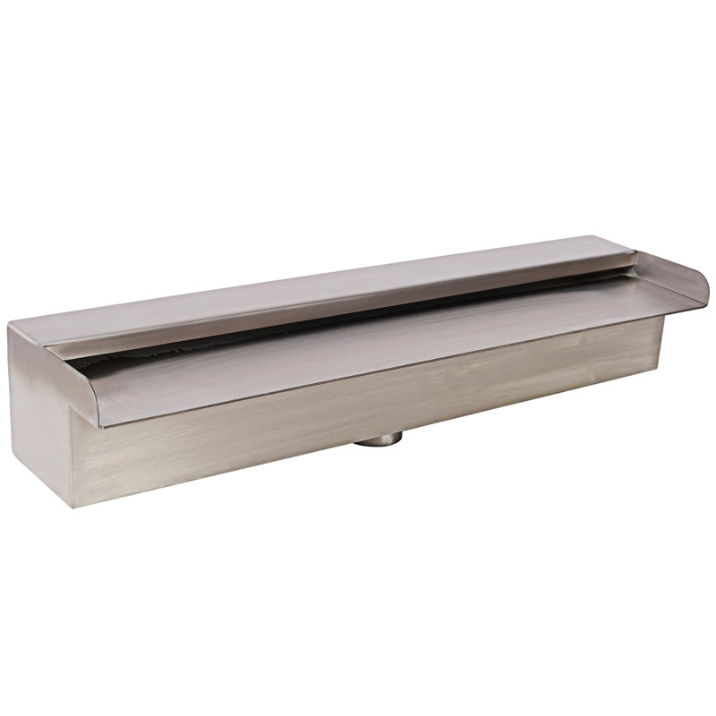 Fontaine de piscine, H 4,01 po x l 17,71 po x P 4,41 po