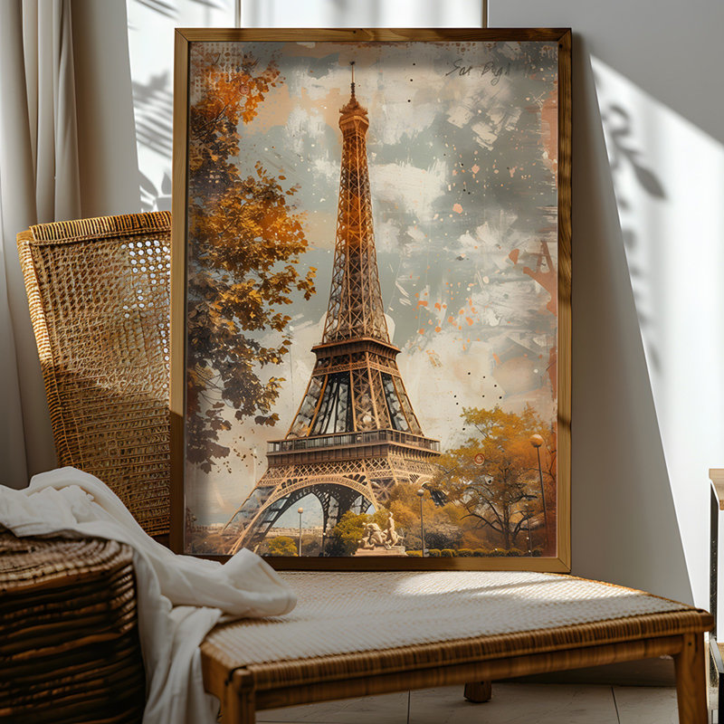 Peinture élégante en panneau de fibres à densité moyenne, 19,7 po x 27,6 po x 0,1 po | 100% panneau de fibres à densité moyenne avec une épaisseur de 3 mm, structure en épinette durable | Parfait pour la décoration intérieure, le salon et le bureau | Œuvre d'art élégante pour rehausser votre espace