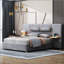 Grand lit plateforme tapissier
