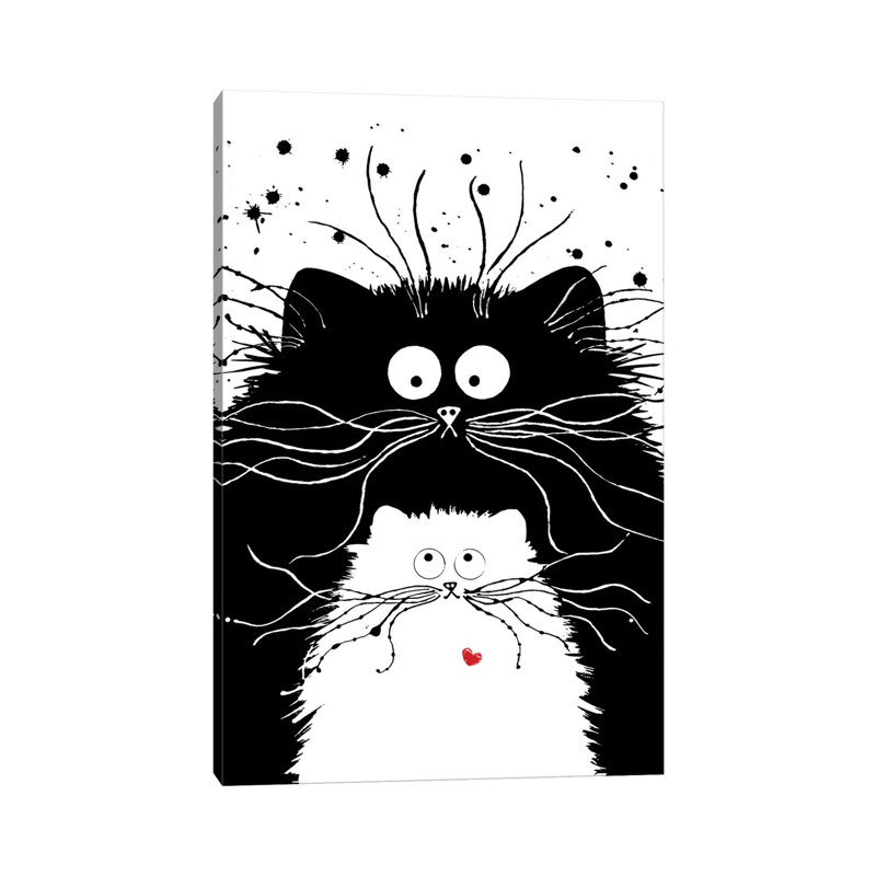 You're Purrfect by Kim Haskins - Wrapped Canvas Print, 66.04 cm H x 45.72 cm W