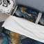 Abstract Geode Marble Blue III - Ensemble de housse de couette moderne - Microfibre de polyester-1218844146