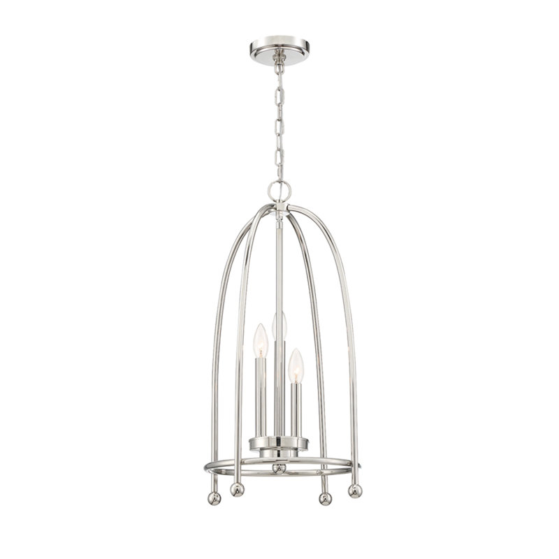 Allman 14" Pendant, Polished Nickel