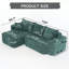 Canapé modulaire en L 104 po-602288656
