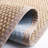 Auckland Bamboo Slat/Seagrass Natural/Gray Area Rug-1346889676