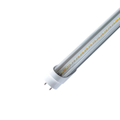 CHINET LED T8 Tube | Adj Watt 12/15/18/20|2800 Lumns|Adj CCT 3000K-6500K|4ft|Clear Lens|Pack of 25