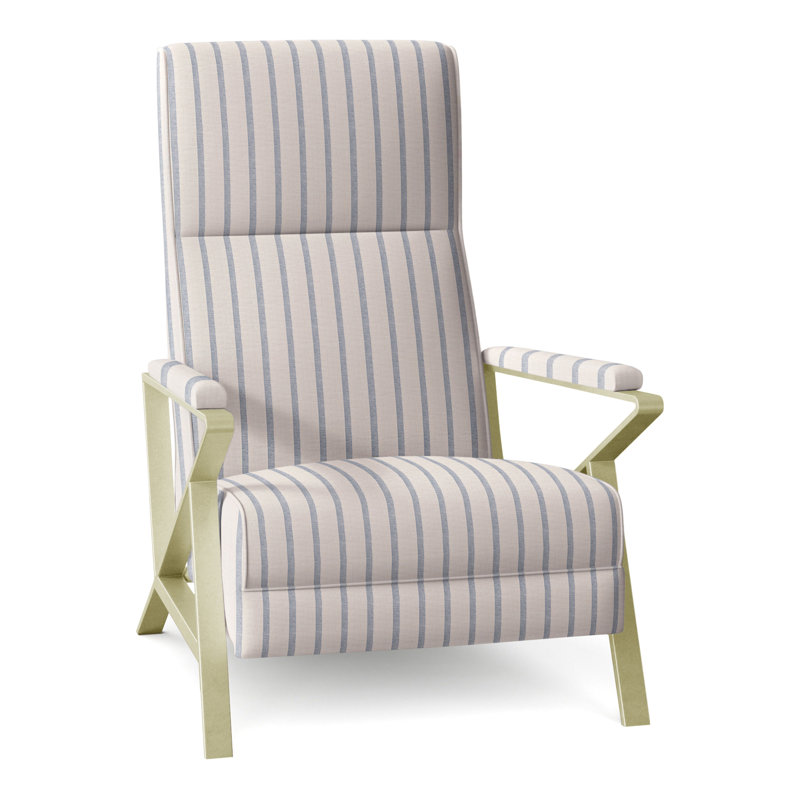 Infinity 28.25" Wide Manual Standard Recliner, Brushed Brass, Perigold Mixi Sky