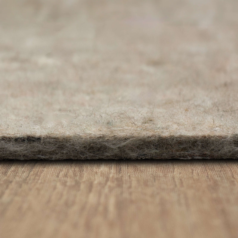 1/2 Inch Comfort Cushion Polyester Rug Pad, Grey, Rectangle 7' x 9'