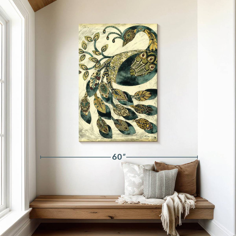 Paon royal Brampt II, H 45 po x l 30 po