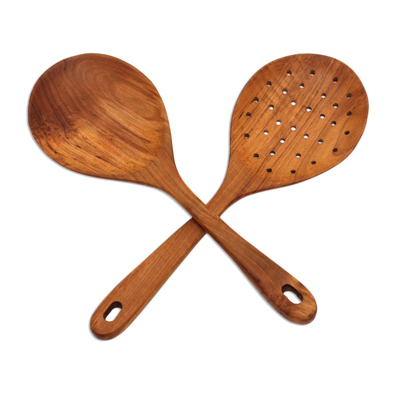 Ensemble de 2 cuillères de service élégantes Caver