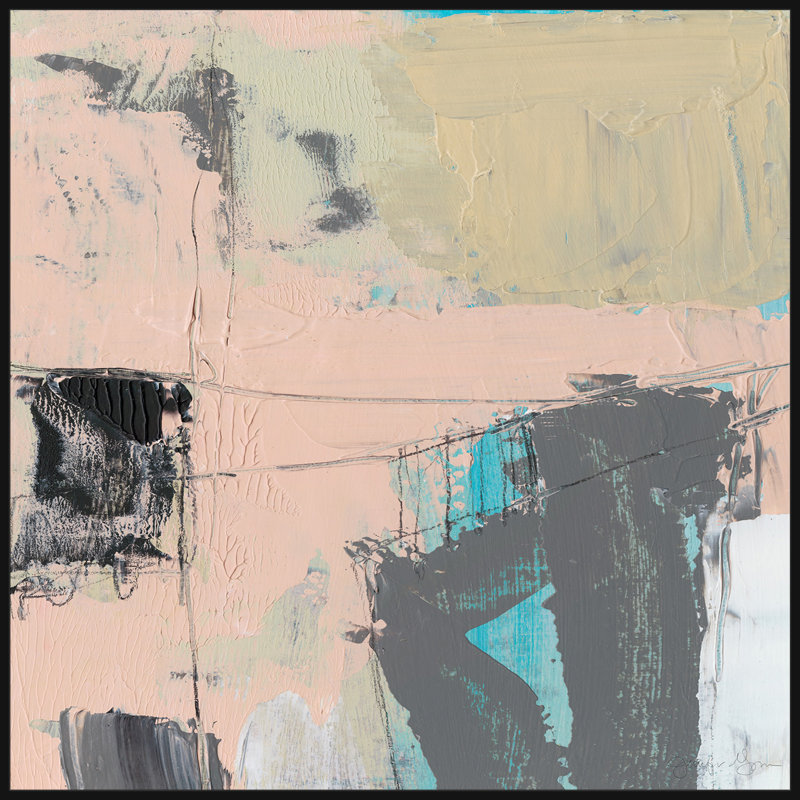 « rose-a-boo v », impression sur toile, H 48 po x l 48 po x P 1,5 po
