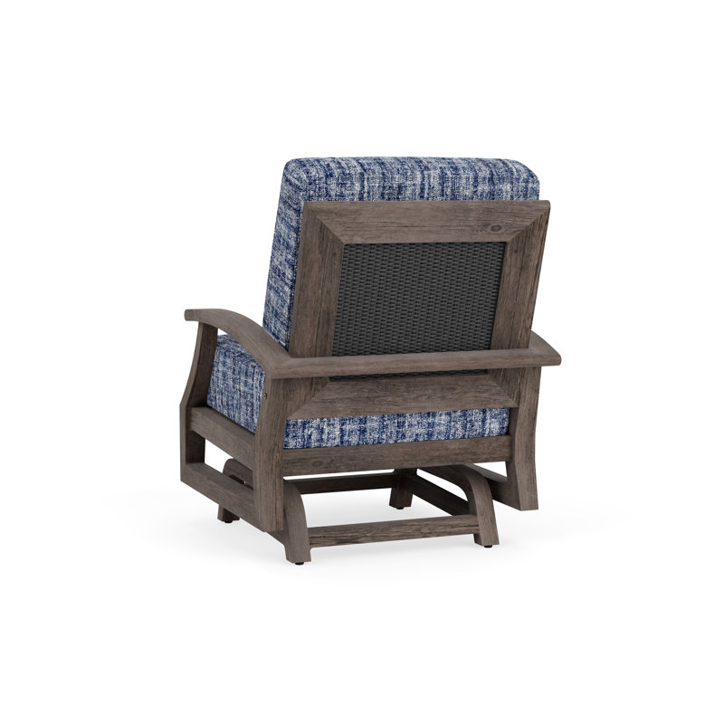 Frontier Outdoor Rocker Chair, Visions Cobalt, Charcoal