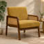 Chaise d'appoint rembourrée, fauteuil de salon, chambre à coucher-1009571331