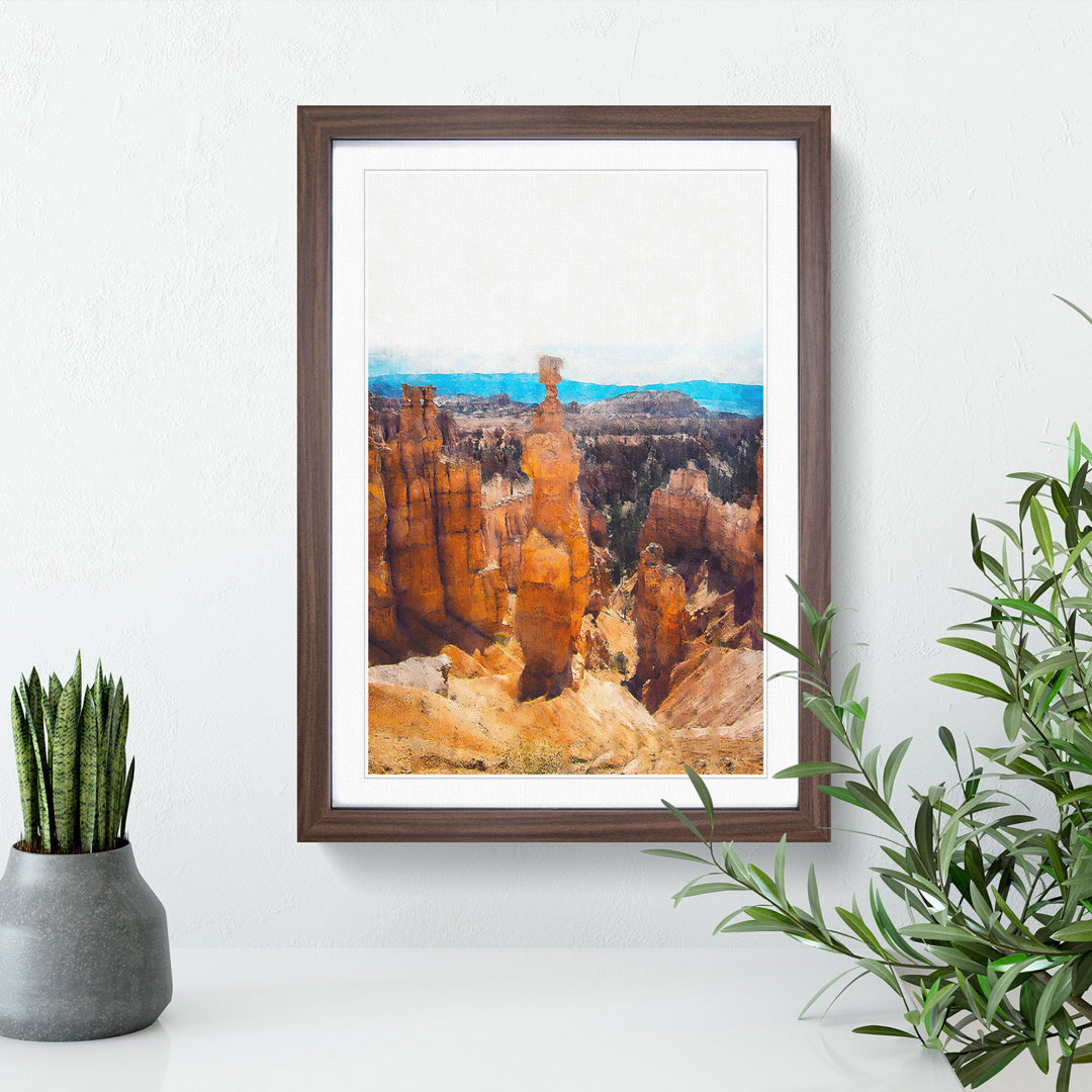Bryce Canyon in Utah - Picture Frame Painting