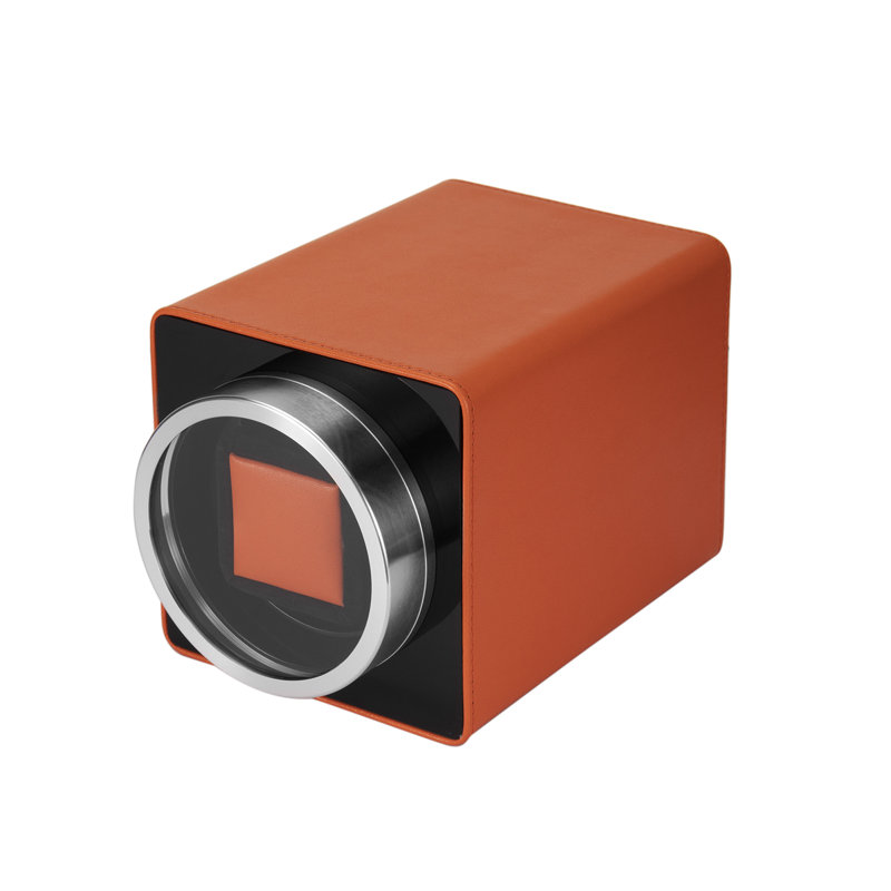 Watch Box + Watch Winder, Orange