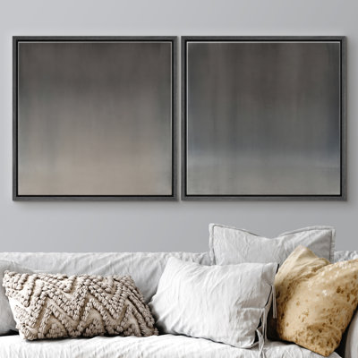 2 pièces, reproduction d'art sur toile encadrée pour une décoration moderne