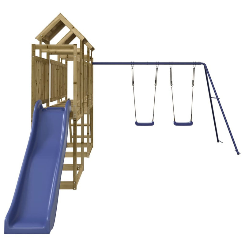 Galan Freeport Park Swing Set with 2 Swing(s), Green