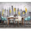 Papier peint amovible paysage urbain jaune-1833262826