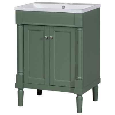 Meit 18.11'' Single Bathroom Vanity with Resin Top