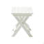 Ensemble de petites tables et chaises pliables Hips avec 2 chaises et table rectangulaire blanc-866364549