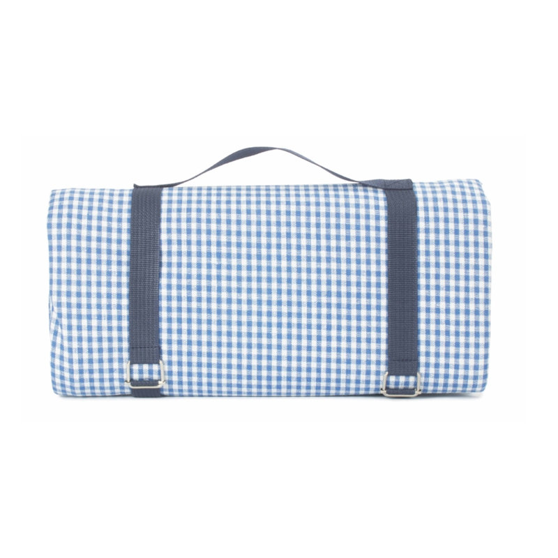 Gingham Picnic Blanket, Blue/White