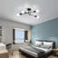 Toquerville 4-Light 54cm Sputnik Semi Flush Mount Ceiling Light-695484561