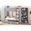 Lit superposé avec 2 tiroirs et armoire à couches multiples-388490219-388490228