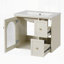 Meuble-lavabo 24 po avec lavabo en céramique-806812843