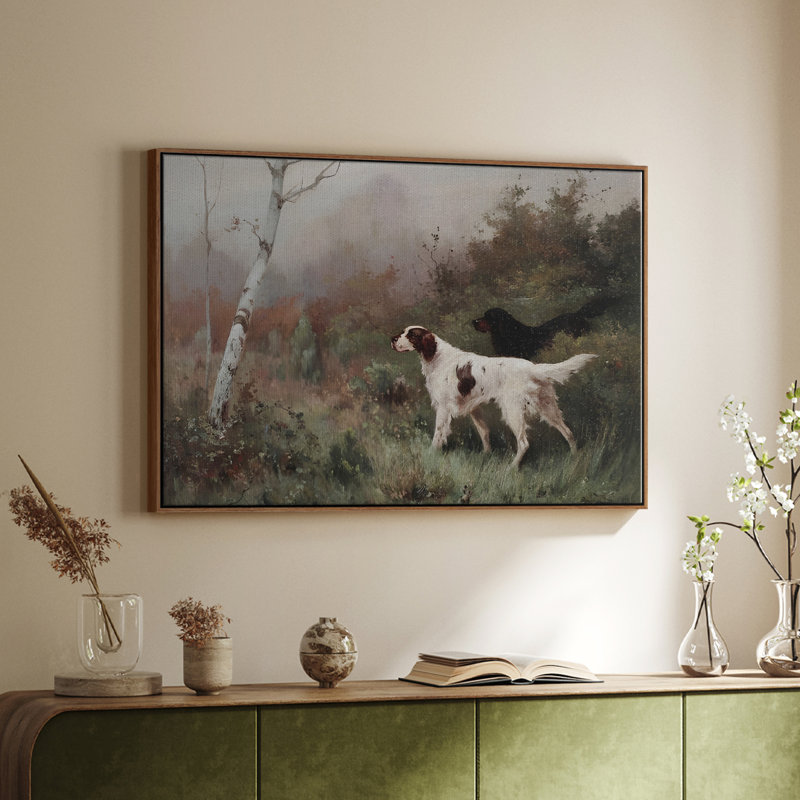 "Vintage Landscape - CCLIX" sur toile, Noyer, H 17 po x l 25 po