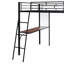 Lit mezzanine en métal Cool Cool avec 3 couches de tablettes et un bureau-951523544-951523551